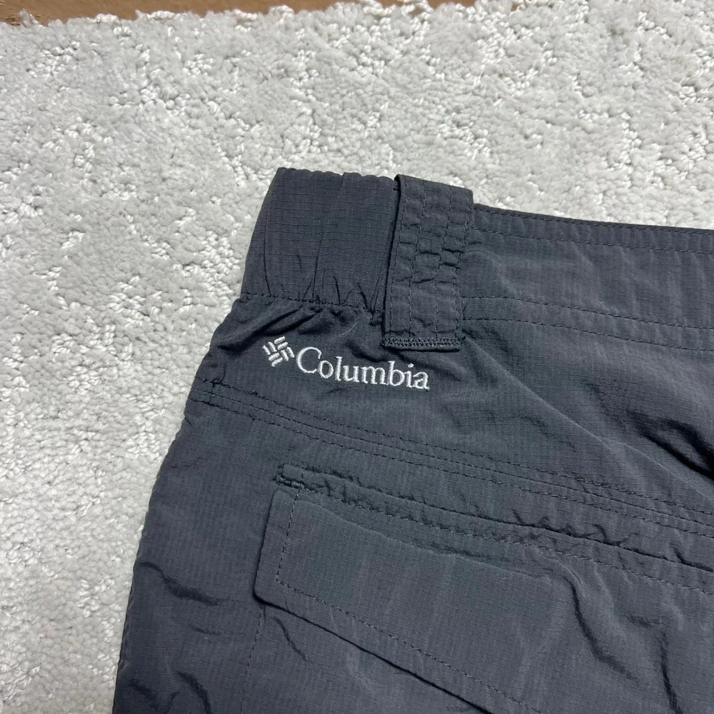 Columbia Cargo Pants Mens 36x32 Black Convertible Silver Ridge Omni-Shade Hike - Picture 9 of 15